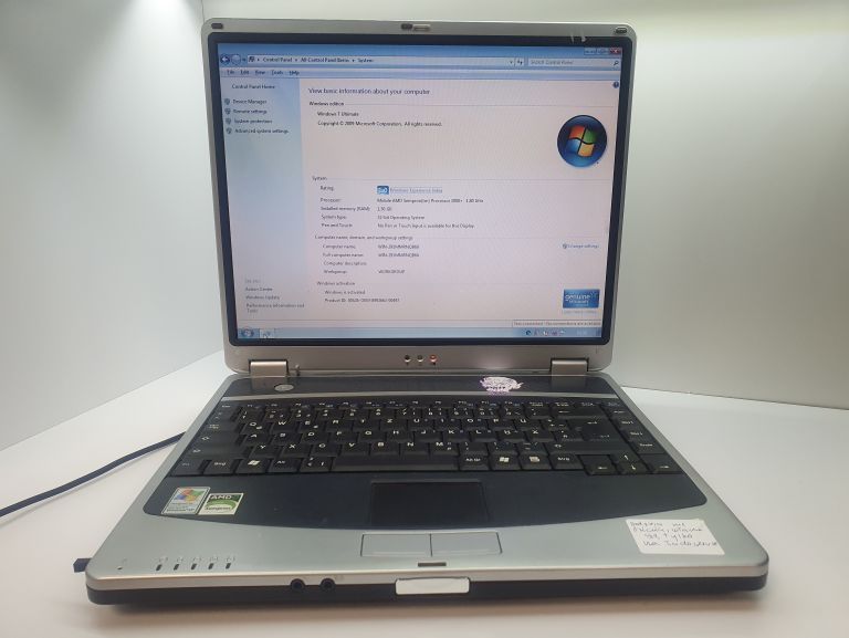 TANI LAPTOP BLUEDISK ARTWORKER C89 - 1.5GB RAM