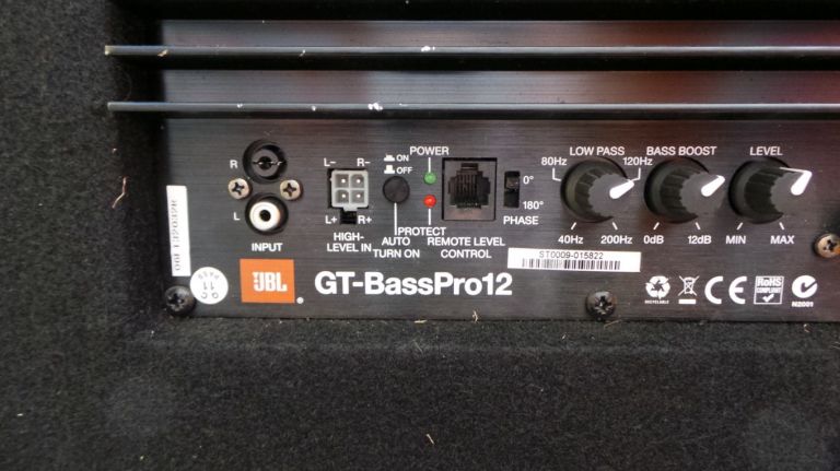 SUBWOOFER AKTYWNY JBL GT-BASSPRO 12