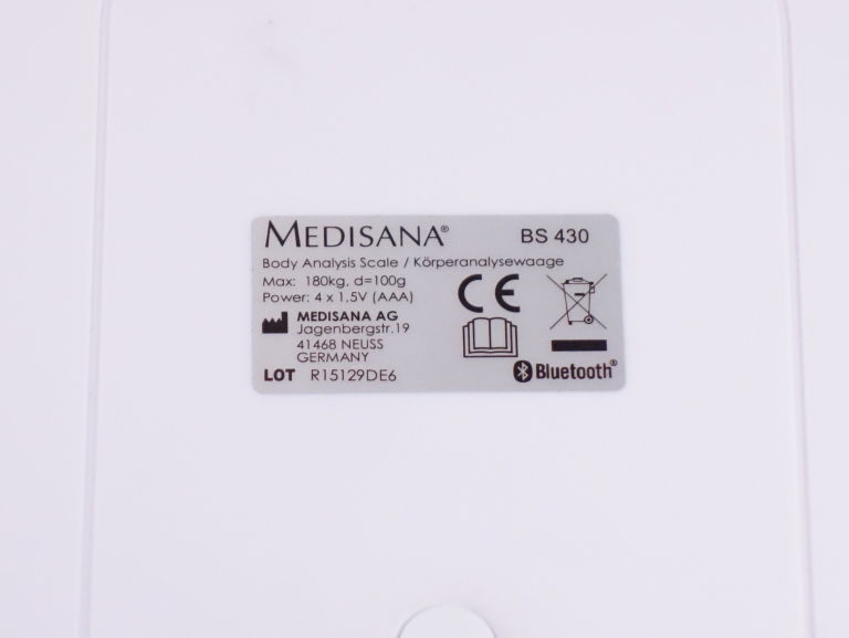 WAGA MEDISANA BS 430 CONNECT
