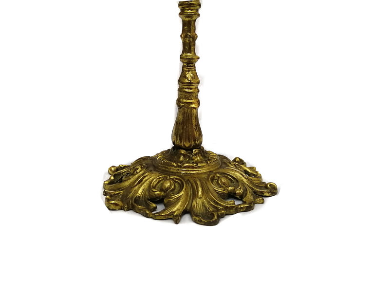 swiecznik-z-mosiadzu-stan-uzywany