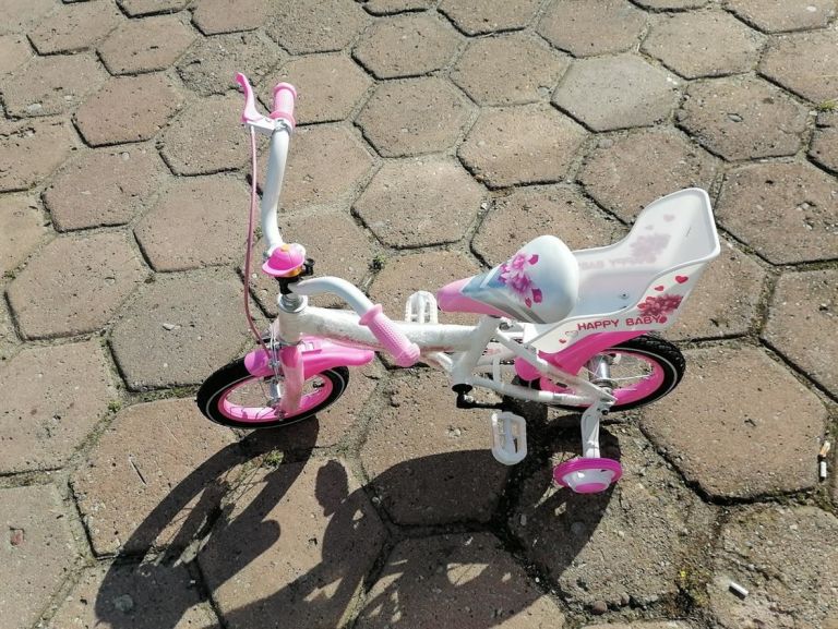 ROWER DZIECIĘCY HAPPY BABY 12 CALI RÓŻOWY
