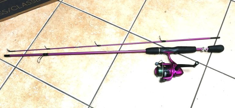 WĘDKA ZEBCO 1,60M RAINBOW FISH 30G + KOŁOWROTEK