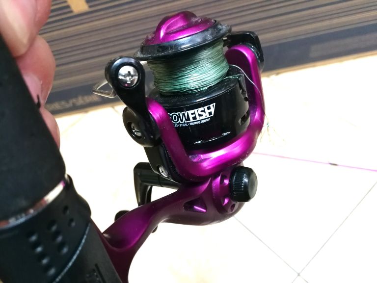 WĘDKA ZEBCO 1,60M RAINBOW FISH 30G + KOŁOWROTEK