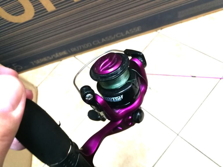WĘDKA ZEBCO 1,60M RAINBOW FISH 30G + KOŁOWROTEK