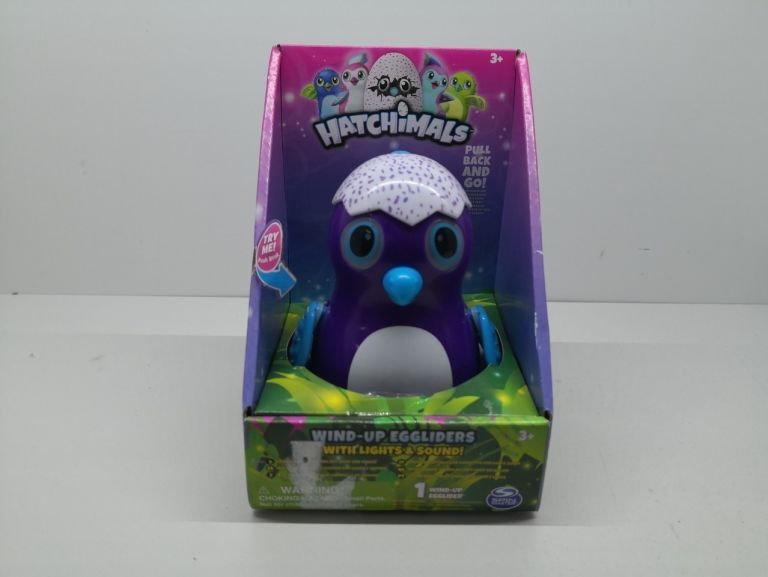 HATCHIMALS PINGWIN MAŁY FIOLETOWY