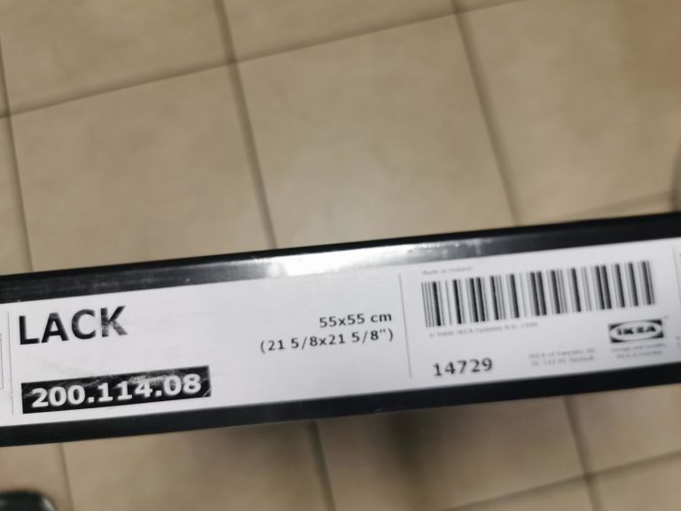 STOLIK LACK IKEA 55X55CM CZARNY OKAZJA!!