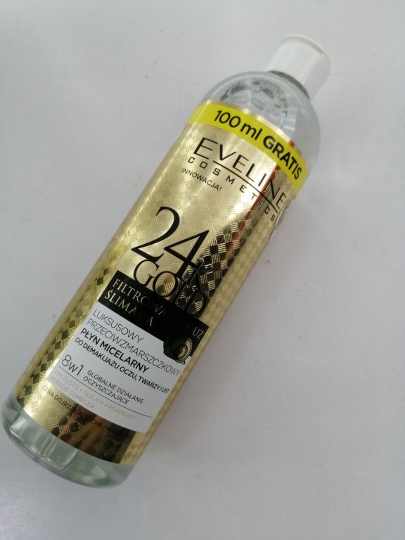 EVELINE, 24K GOLD PŁYN MICELARNY 8 W 1 500ML