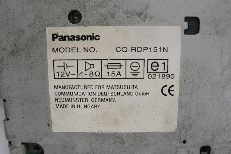 RADIO SAMOCHODOWE PANASONIC CQ-RDP151N