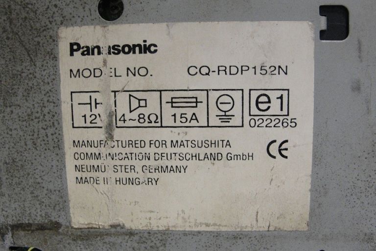 RADIO SAMOCHODOWE PANASONIC CQ-RDP152N