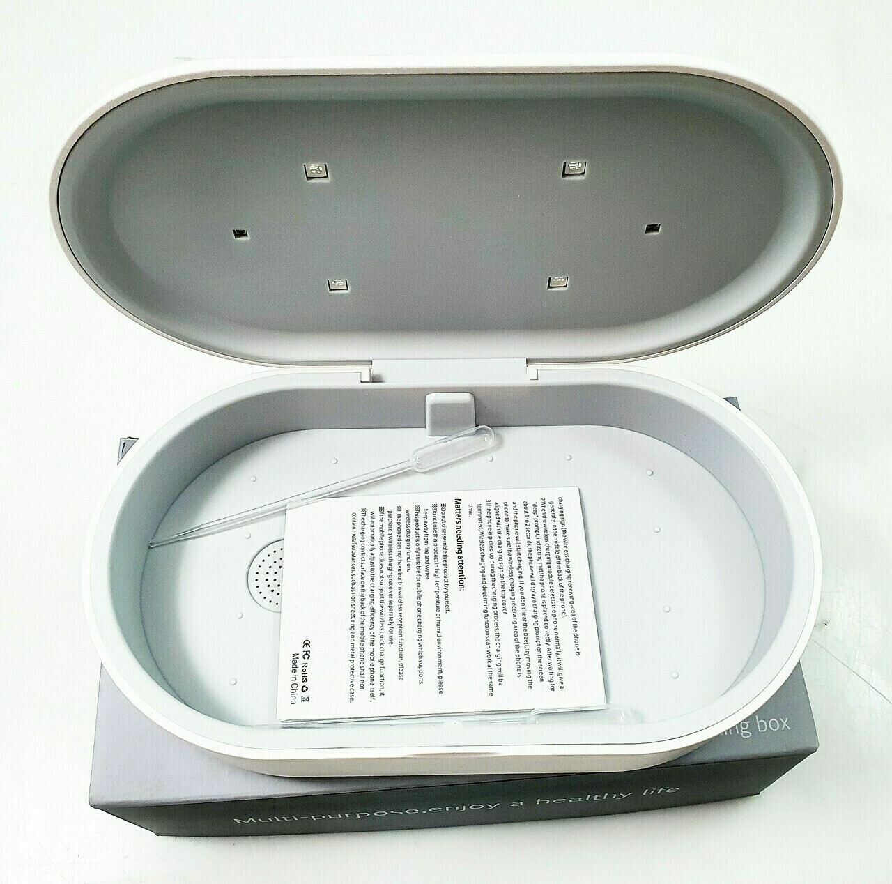 sterylizator-uv-z-ladowarka-bezprzewodowa-stan-nowy