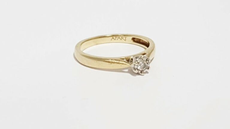 zloty-pierscionek-z-diamentem-585-certyfikatapart-rodzaj-wyrob-jubilerski