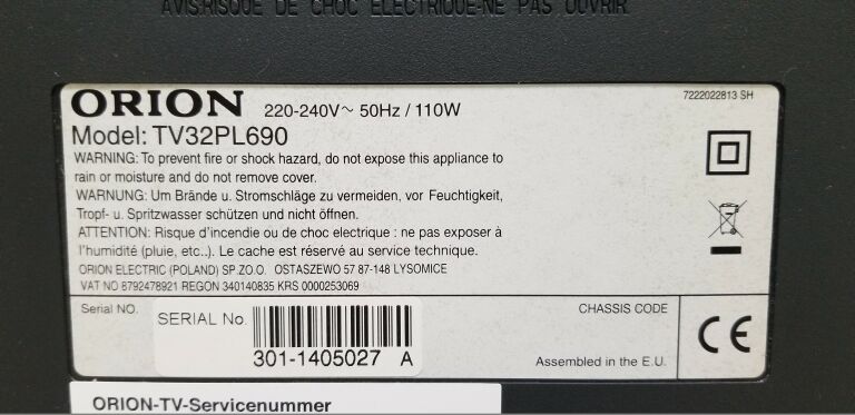 ORION TV32PL690