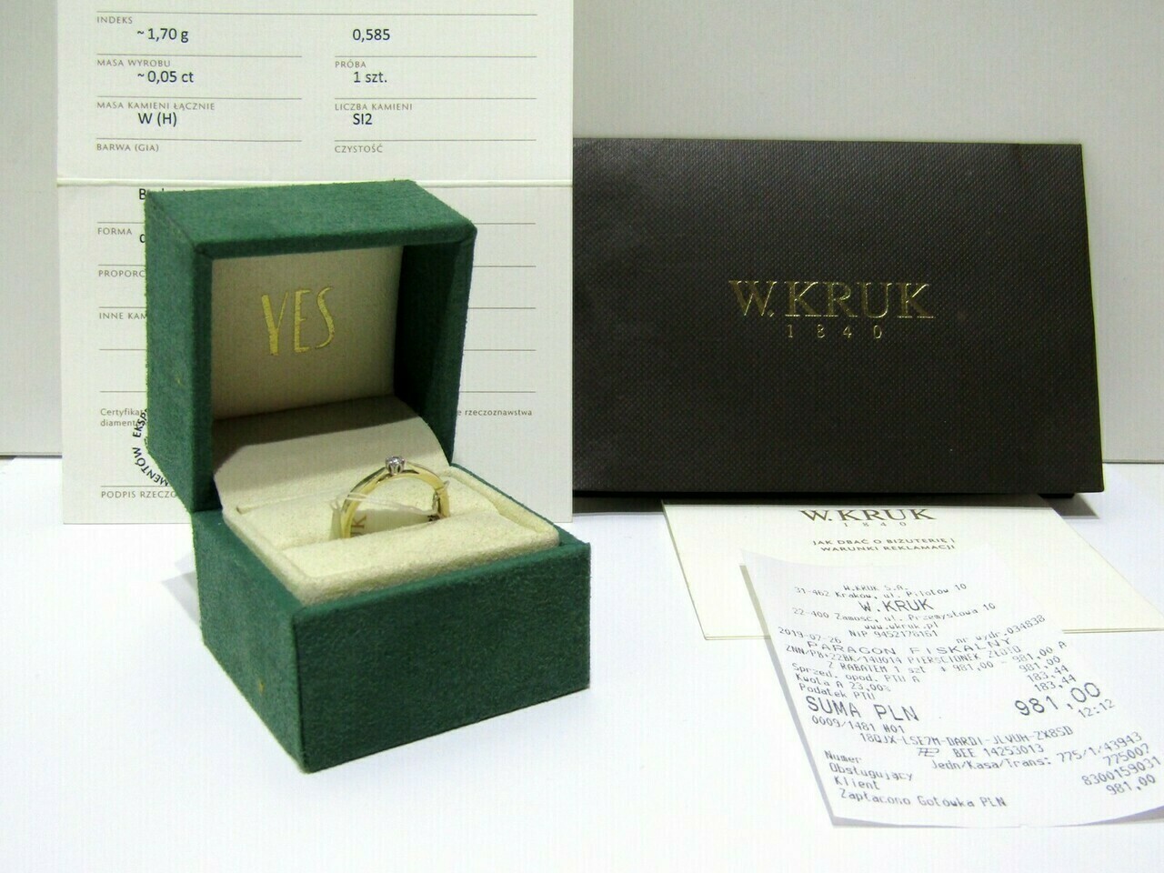 zloty-pierscionek-585-brylant-certyfikat-stan-11323-2