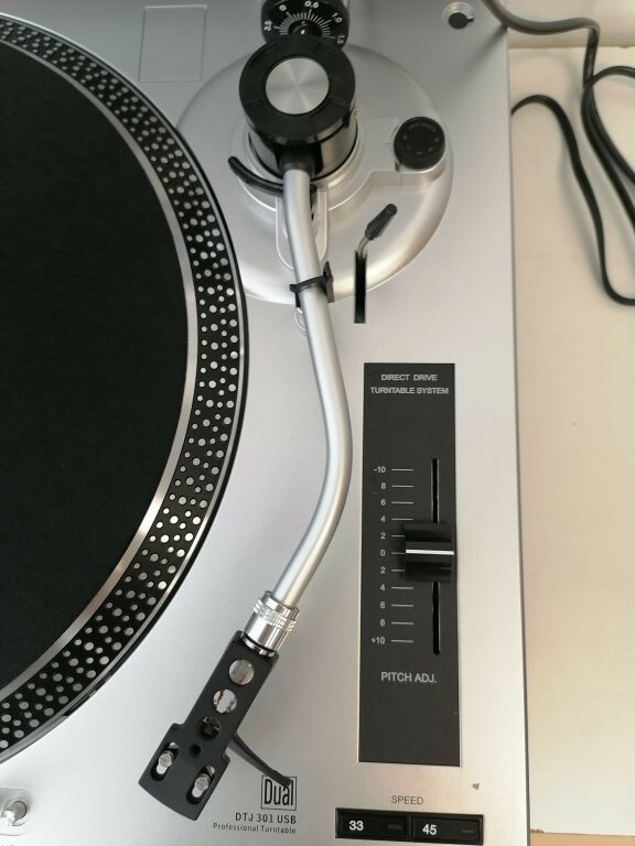 GRAMOFON DUAL PLATINE USB-DJ DTJ-301 PROFESJONALN