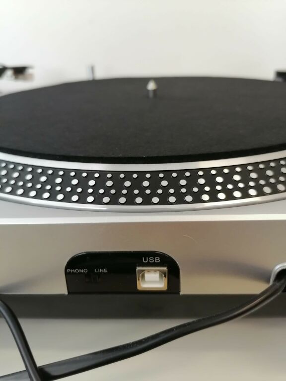 GRAMOFON DUAL PLATINE USB-DJ DTJ-301 PROFESJONALN