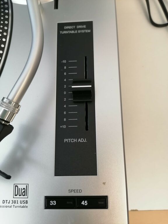 GRAMOFON DUAL PLATINE USB-DJ DTJ-301 PROFESJONALN