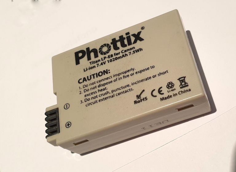 AKUMULATOR PHOTTIX TITAN LP-E8 1020MAH CANON