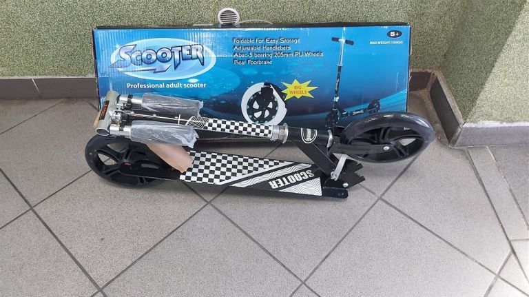 HULAJNOGA BIG WHEELS 5+ 100KG (GOTOWA DO JAZDY!) NOWA! OKAZJA!