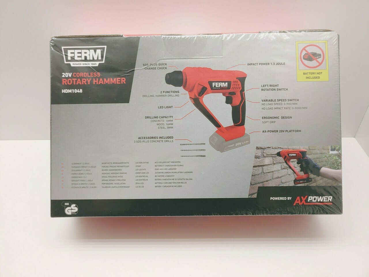 mlotowiertarka-akumulatorowa-ferm-hdm1048-stan-powystawowy