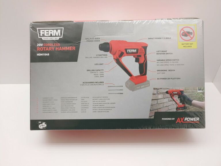 mlotowiertarka-akumulatorowa-ferm-hdm1048-stan-powystawowy