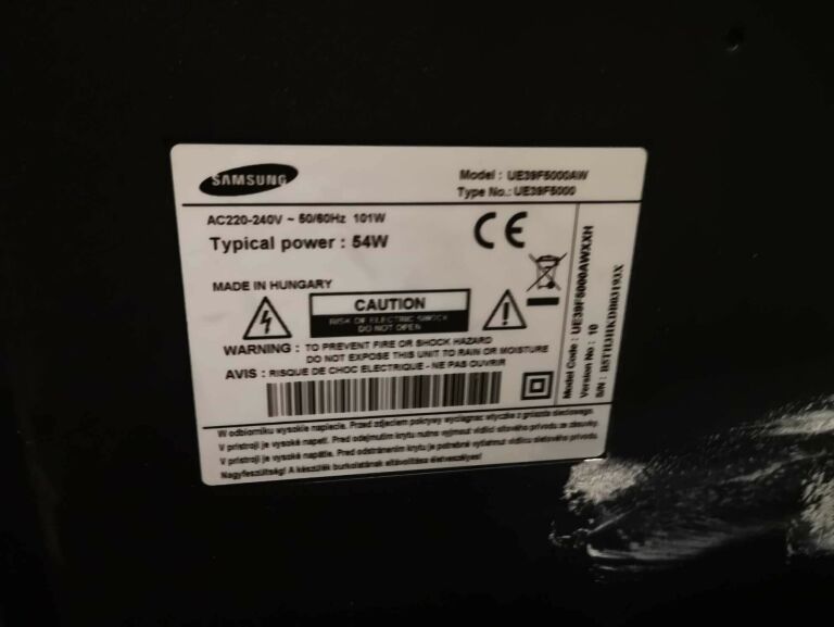 TELEWIZOR SAMSUNG UE39F5000AW 39 CALI MEGATANIO!
