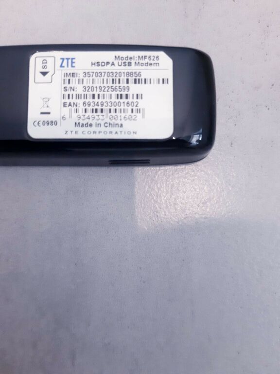MODEM BLUECONNECT ZTE MF626 + KABEL + PUDEŁKO