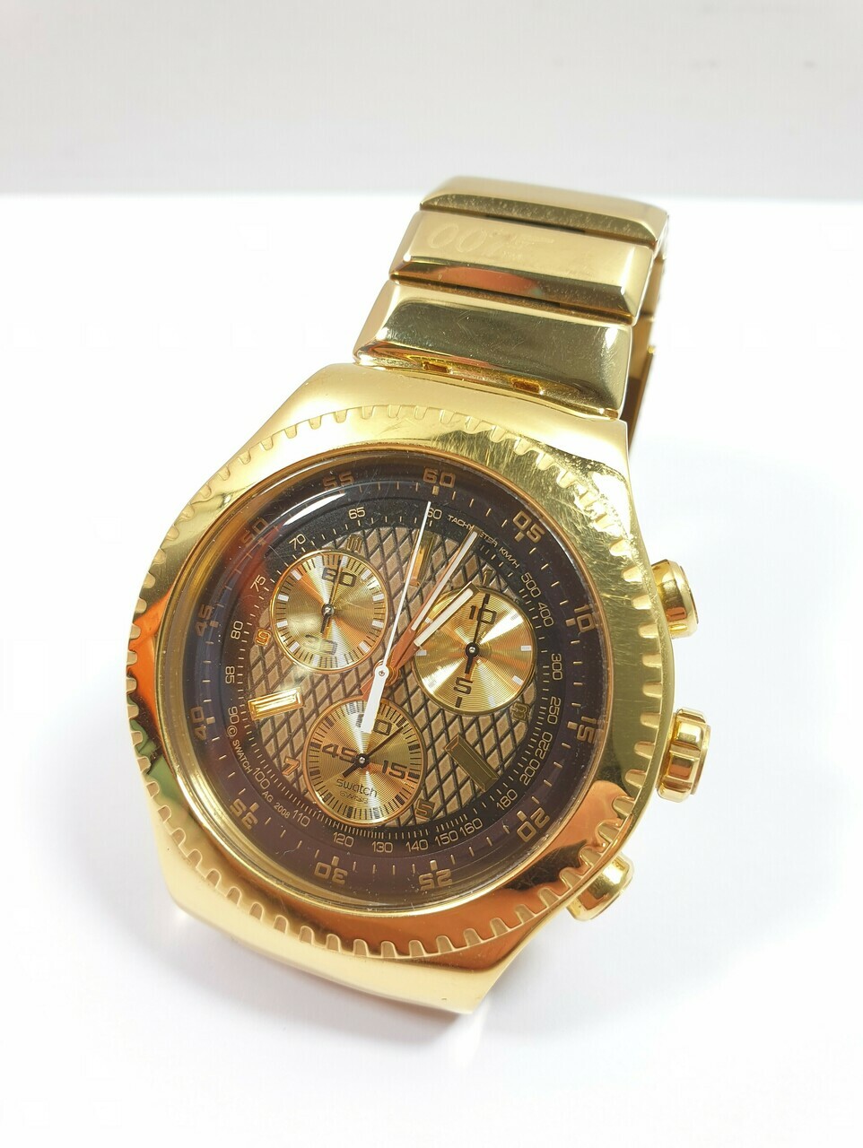 Swatch 007 gold prix hot sale