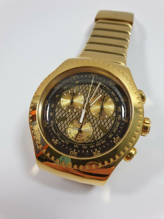 Swatch 007 gold discount prix