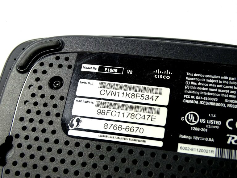 ROUTER CISCO LINKSYS E1000
