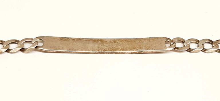 srebrna-bransoletka-925-z-blaszka-z-grawerem-784-dl19cm-stan-11323-2