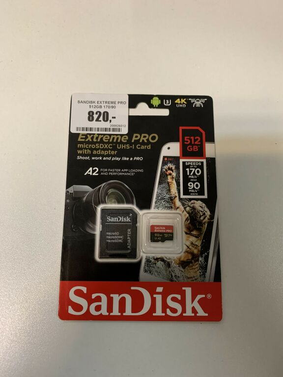SANDISK EXTREME PRO 512GB 170/90