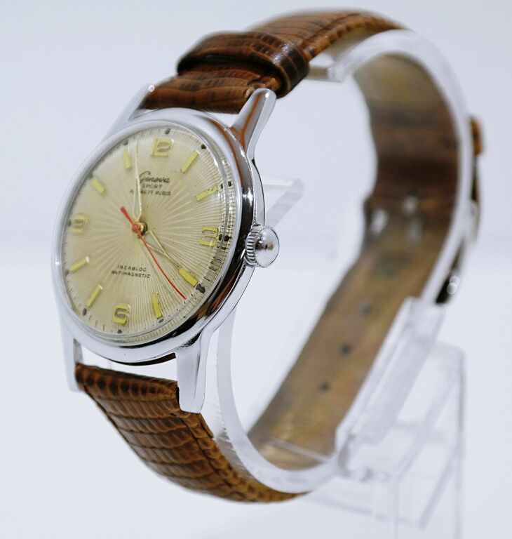 ZEGAREK GENEVA SPORT ANCRE 17 RUBIS - IDEALNY!