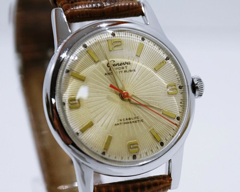 ZEGAREK GENEVA SPORT ANCRE 17 RUBIS - IDEALNY!