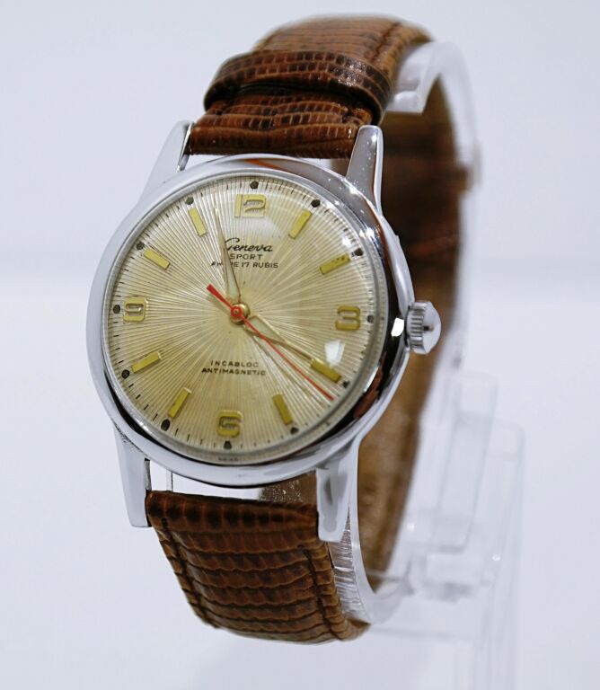ZEGAREK GENEVA SPORT ANCRE 17 RUBIS - IDEALNY!