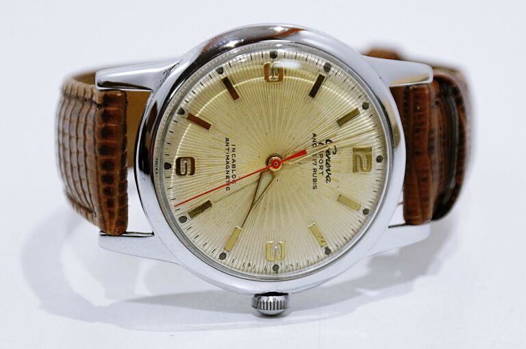 ZEGAREK GENEVA SPORT ANCRE 17 RUBIS - IDEALNY!