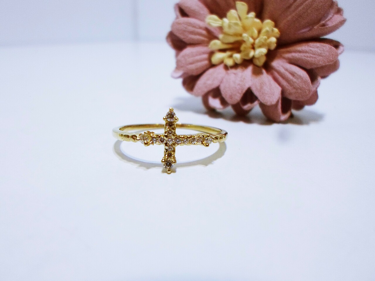 ladny-zloty-pierscionek-krzyzyk-pr585-167g-r18-stan-11323-2