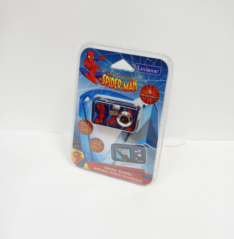 APARAT CYFROWY DLA DZIECI SPIDERMAN 8MB LEXIBOOK
