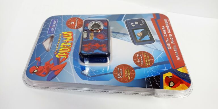 APARAT CYFROWY DLA DZIECI SPIDERMAN 8MB LEXIBOOK