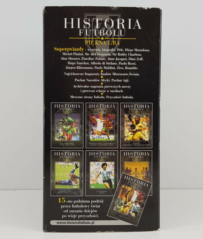 HISTORIA FUTBOLU PIĘKNA GRA KOMPLET 7 DVD
