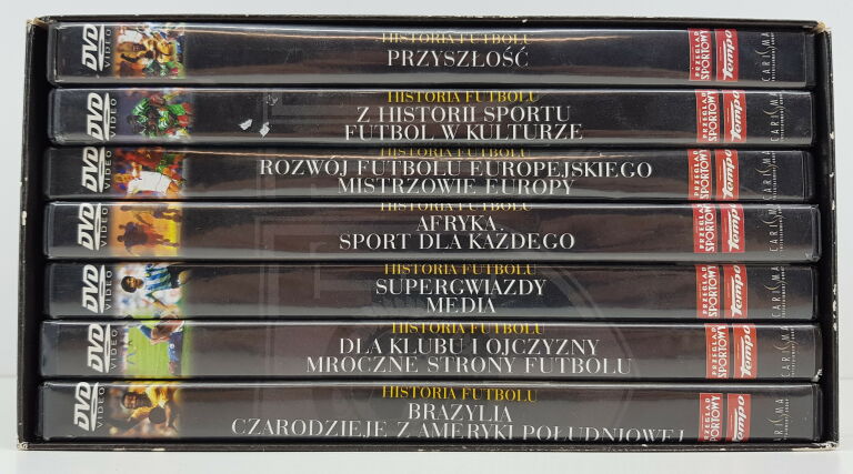 HISTORIA FUTBOLU PIĘKNA GRA KOMPLET 7 DVD
