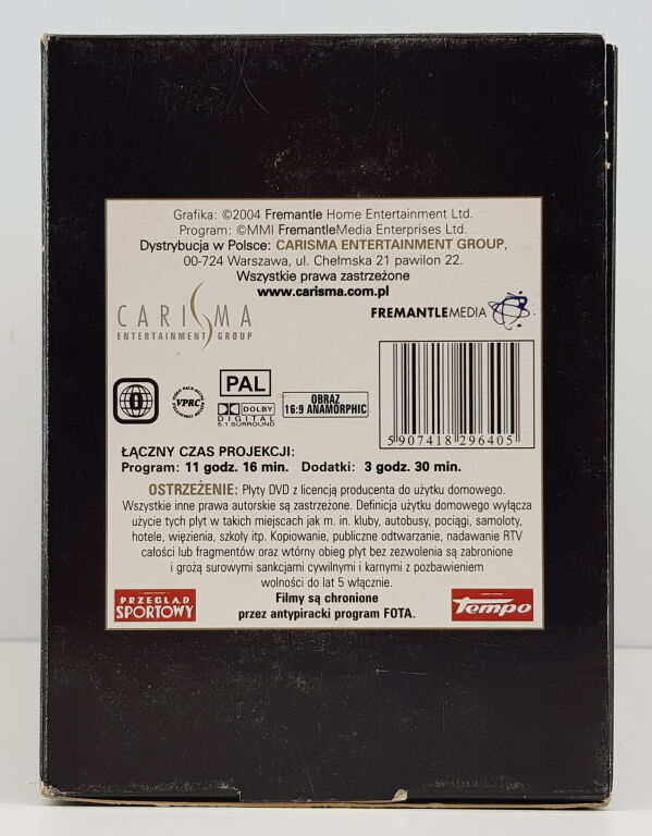 HISTORIA FUTBOLU PIĘKNA GRA KOMPLET 7 DVD