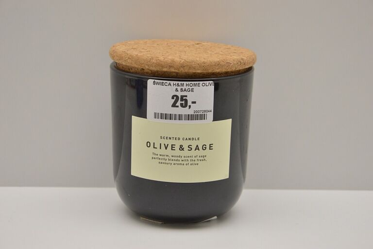 ŚWIECA H&M HOME OLIVE & SAGE