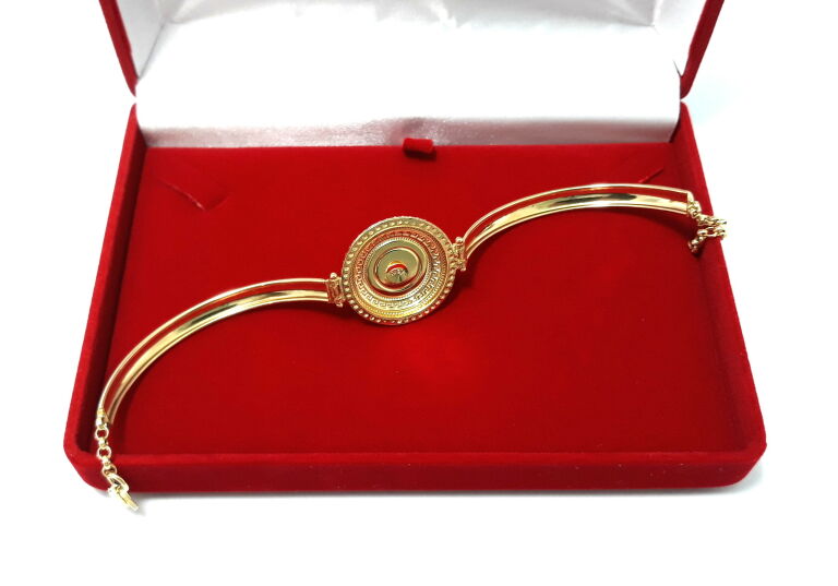 PIĘKNA ZŁOTA BRANSOLETKA VERSACE 9,37 /585 / 20 C