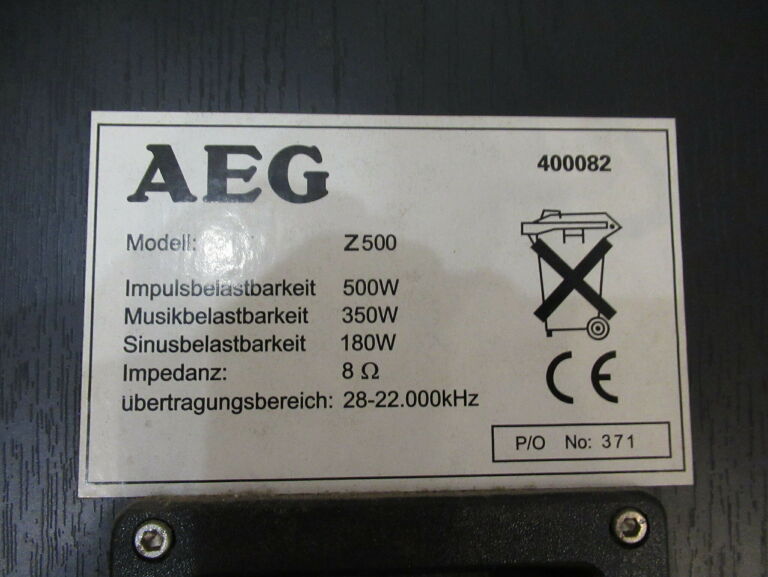 AMPLITUNER MC VOICE AVR-180 BL + GŁOŚNIK AEG Z500