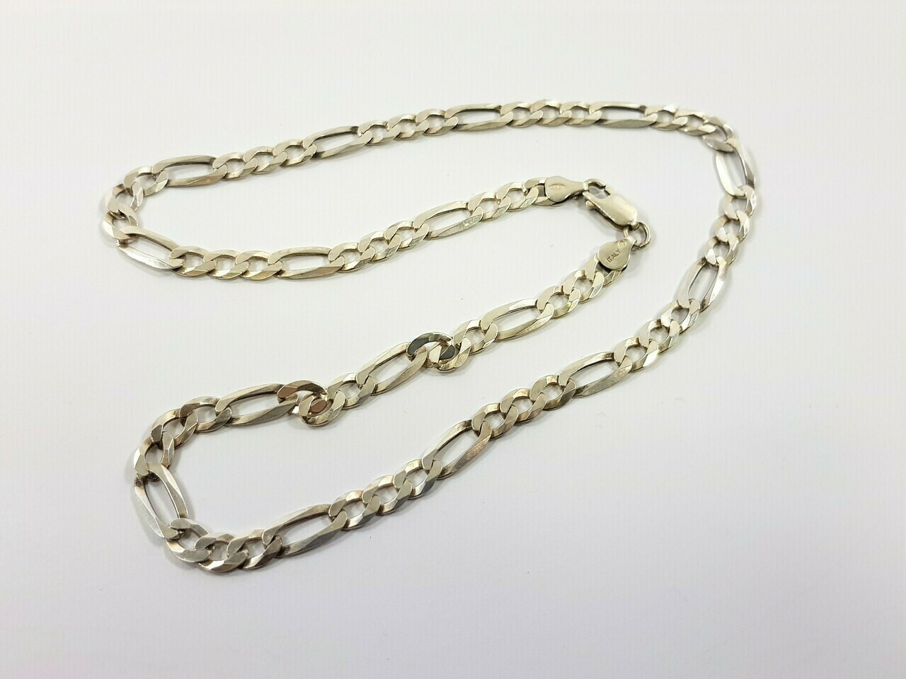 srebrny-lancuszek-meski-figaro-p925-1857-g-50cm-stan-uzywany