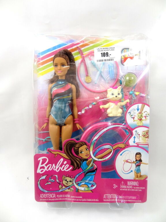 LALKA BARBIE DREAMHOUSE ADVENTURES GIMNASTYCZKA