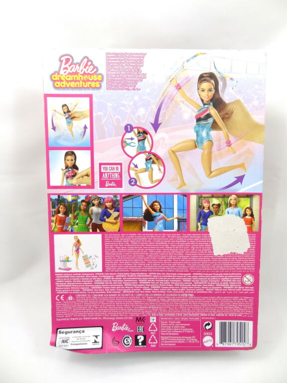 LALKA BARBIE DREAMHOUSE ADVENTURES GIMNASTYCZKA