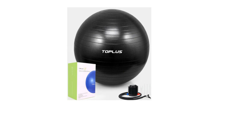 TOPLUS EXERCISE BALL BLACK 65CM