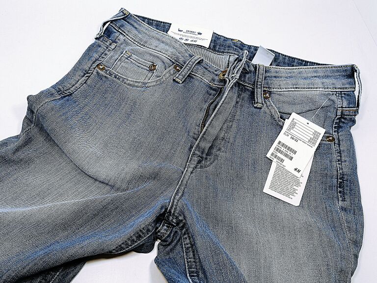 SPODNIE DAMSKIE HM SKINNY REGULAR WAIST R. 28/32