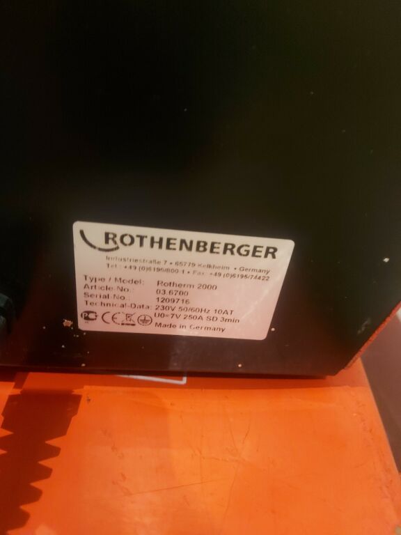LUTOWNICA ELEKTRYCZNA ROTHENBERGER ROTHERM 2000
